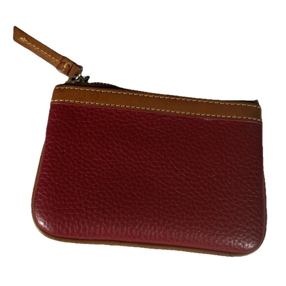 Dooney & Bourke Vintage AWL Satchel Leather Bag w/ Matching Coin Purse – Chestnu - Picture 6 of 16